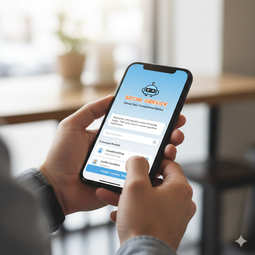 Social Sidekick app in-hand preview